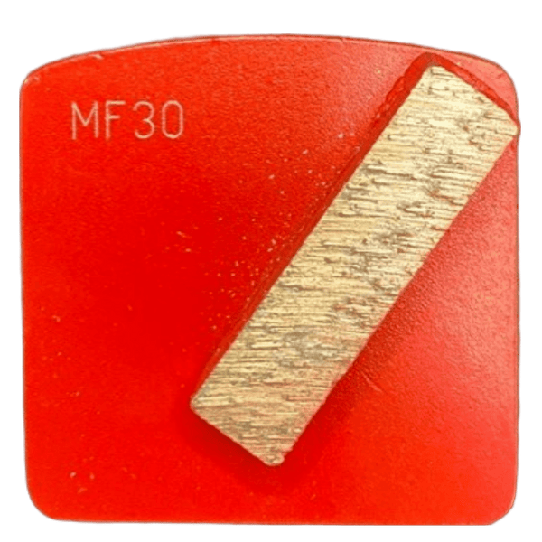 Soft Bond Segment for a Medium Floor (MF) - Grinding Diamond Set of 9